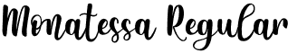 Monatessa Regular font - Monatessa.otf