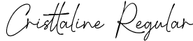 Cristtaline Regular font - Cristtaline.ttf