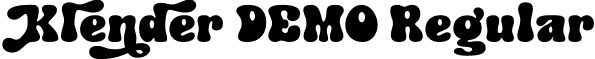 Klender DEMO Regular font - KlenderDemoRegular-8MdnA.ttf