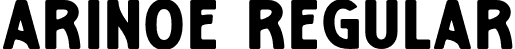 Arinoe Regular font - Arinoe-MV9wn.otf