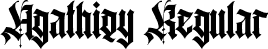 Agathiqy Regular font - Agathiqy.otf