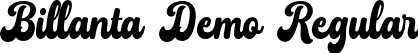 Billanta Demo Regular font - BillantaRegular-7BmKl.otf