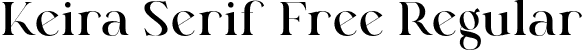 Keira Serif Free Regular font - keiraseriffreeregular-k7app.otf
