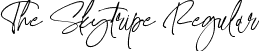 The Skytripe Regular font - TheSkytripe-JRe4m.ttf