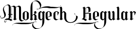 Mokgech Regular font - MokgechRegular-w1qEZ.ttf