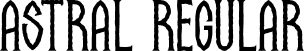 Astral Regular font - Astral DEMO.ttf