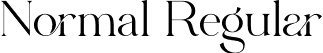 Normal Regular font - Abygaer Regular.otf