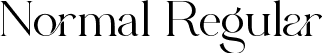 Normal Regular font - Abygaer Regular.ttf