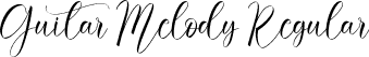 Guitar Melody Regular font - Guitar Melody.otf