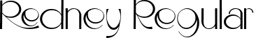 Redney Regular font - redney.ttf