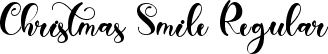 Christmas Smile Regular font - Christmas Smile otf.otf