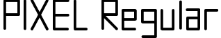 PIXEL Regular font - PIXEL.ttf