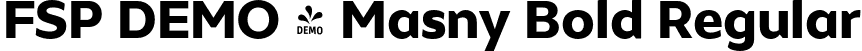 FSP DEMO - Masny Bold Regular font - Fontspring-DEMO-masnybold.otf