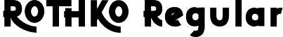 ROTHKO Regular font - RothkoBold-6Yp8A.otf