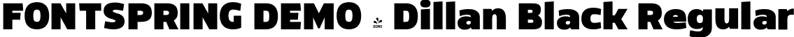 FONTSPRING DEMO - Dillan Black Regular font - Fontspring-DEMO-dillan-black.otf