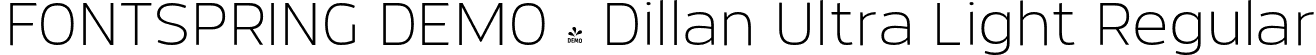 FONTSPRING DEMO - Dillan Ultra Light Regular font - Fontspring-DEMO-dillan-ultralight.otf