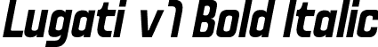 Lugati v1 Bold Italic font - Lugati BLD ITLK.otf