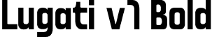 Lugati v1 Bold font - Lugati BLD.otf