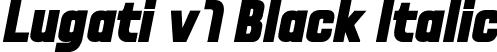 Lugati v1 Black Italic font - Lugati BLK ITLK.otf