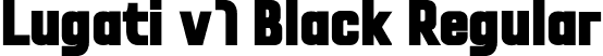 Lugati v1 Black Regular font - Lugati BLK.otf