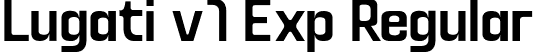 Lugati v1 Exp Regular font - Lugati RGLR EXP.otf