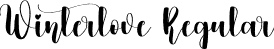 Winterlove Regular font - Winterlove.otf