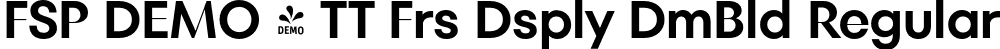 FSP DEMO - TT Frs Dsply DmBld Regular font - Fontspring-DEMO-tt_fors_display_demibold.otf