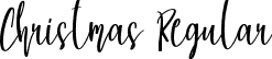 Christmas Regular font - Christmas.ttf