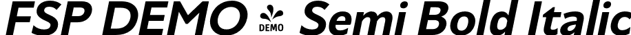 FSP DEMO - Semi Bold Italic font - Fontspring-DEMO-mersin-semibolditalic.otf