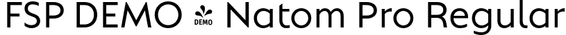 FSP DEMO - Natom Pro Regular font - Fontspring-DEMO-natompro-regular.otf