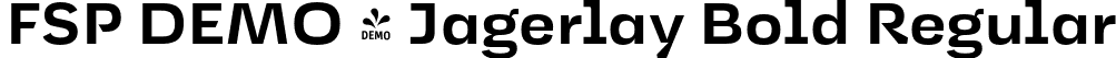FSP DEMO - Jagerlay Bold Regular font - Fontspring-DEMO-jagerlay-bold.otf