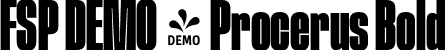 FSP DEMO - Procerus Bold font - Fontspring-DEMO-procerus-700-bold.otf