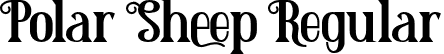 Polar Sheep Regular font - Polarsheep-YzWVj.otf