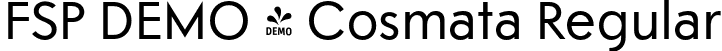 FSP DEMO - Cosmata Regular font - Fontspring-DEMO-cosmata-regular.otf