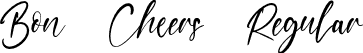 Bon Cheers Regular font - Bon Cheers.otf