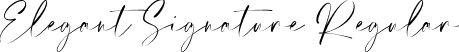 Elegant Signature Regular font - elegant-signature.ttf