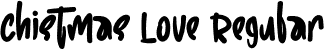 Chistmas Love Regular font - ChistmasLove.otf
