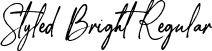 Styled Bright Regular font - StyledBright-Regular.otf