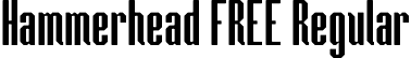 Hammerhead FREE Regular font - hammerhead-free.otf