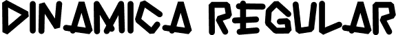 Dinamica Regular font - Dinamica.otf