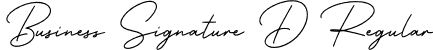 Business Signature D Regular font - BusinessSignatureD-RpoVE.otf
