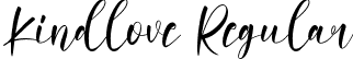 Kindlove Regular font - Kindlove.ttf