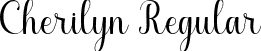 Cherilyn Regular font - Cherilyn.otf