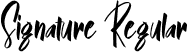 Signature Regular font - Signature.otf