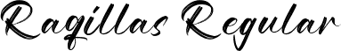 Raqillas Regular font - Raqillas-GOGdy.ttf