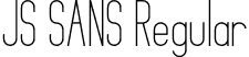 JS SANS Regular font - JSSANS.otf