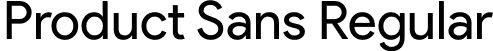 Product Sans Regular font - Product Sans Regular.ttf