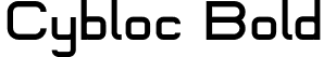 Cybloc Bold font - Cybloc-Bold.otf