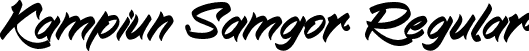 Kampiun Samgor Regular font - KampiunSamgor-ALgDm.ttf