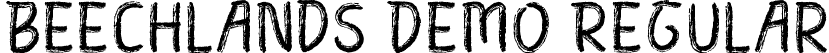 Beechlands Demo Regular font - BeechlandsDemoRegular.ttf